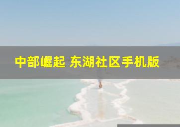 中部崛起 东湖社区手机版